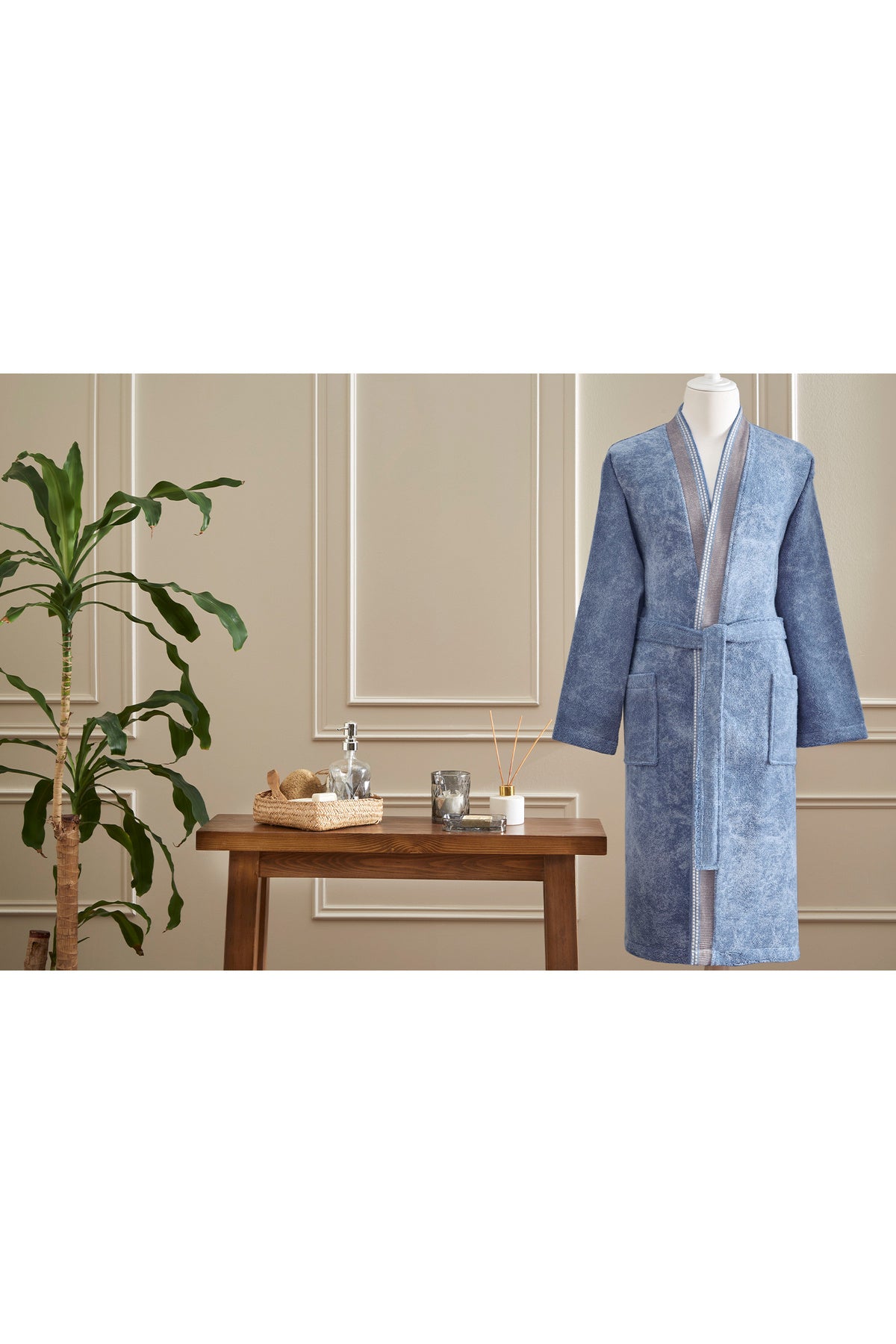 Ozdilek Colorado Men Kimono Bathrobe