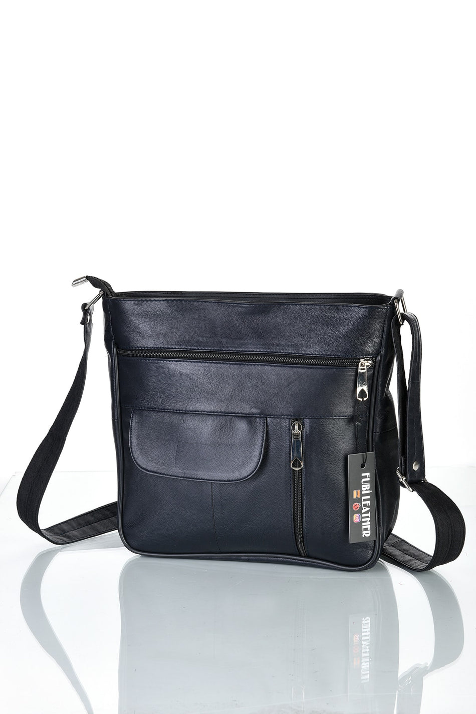 Fubileather Genuine Leather Crossbody Shoulder Bag