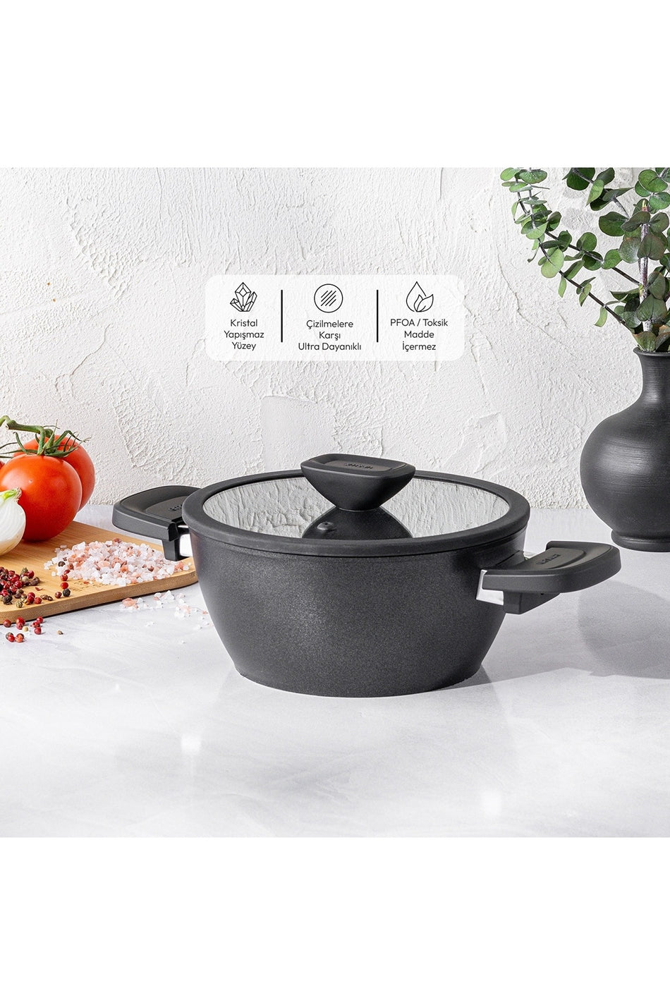 Emsan Diamente Stock Pot - MALLTURK