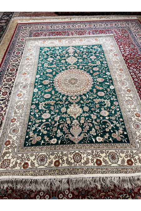 RD RAMAZAN DAG Hand Rug Art Hand-Woven Chinese Silk Rug 190x1.20 - MALLTURK