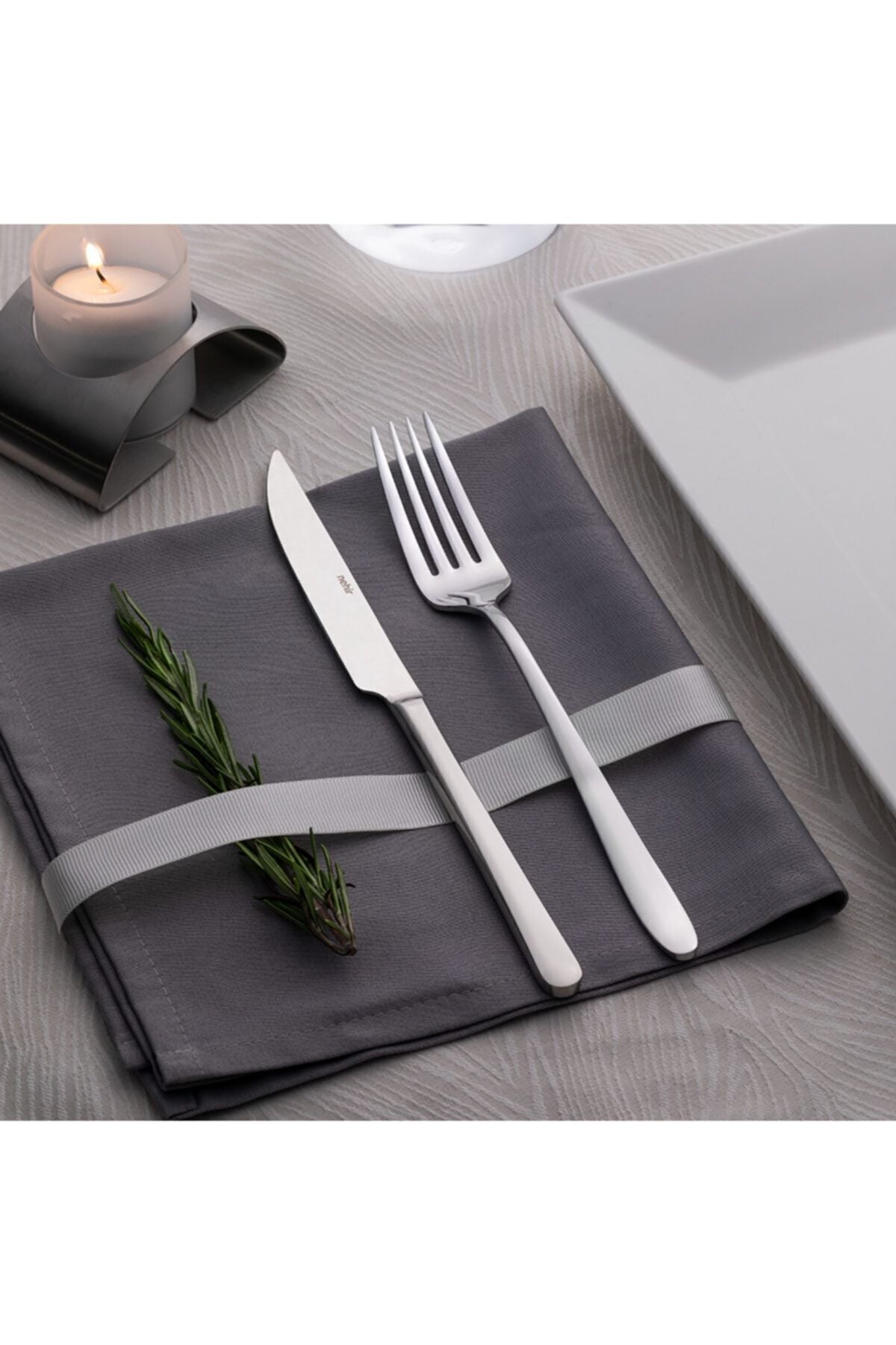 Nehir sultan Plain 89 Piece Flatware Set - MALLTURK