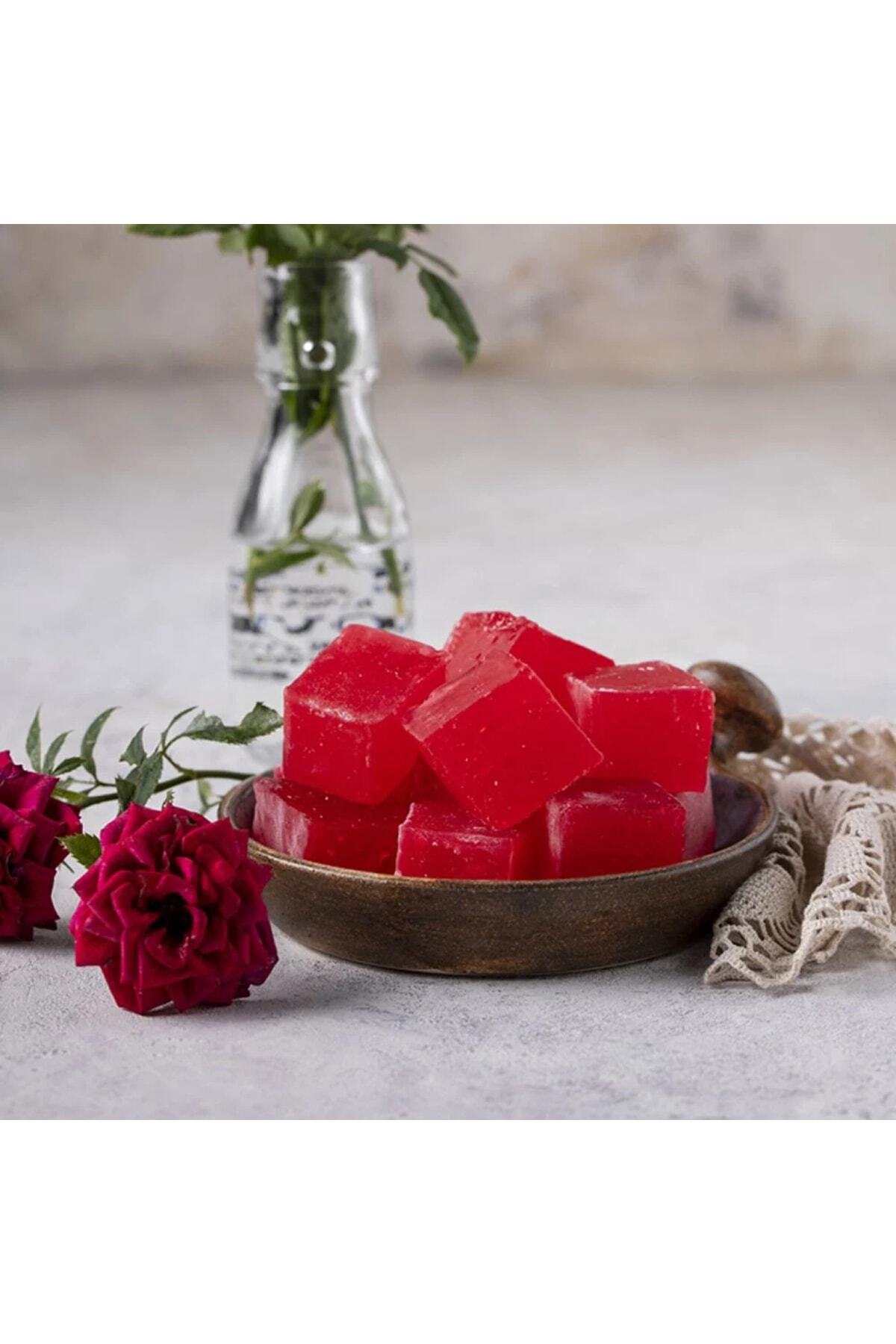 Uzungil 1 kg Rose Flavored Turkish Delight 1 Pieces