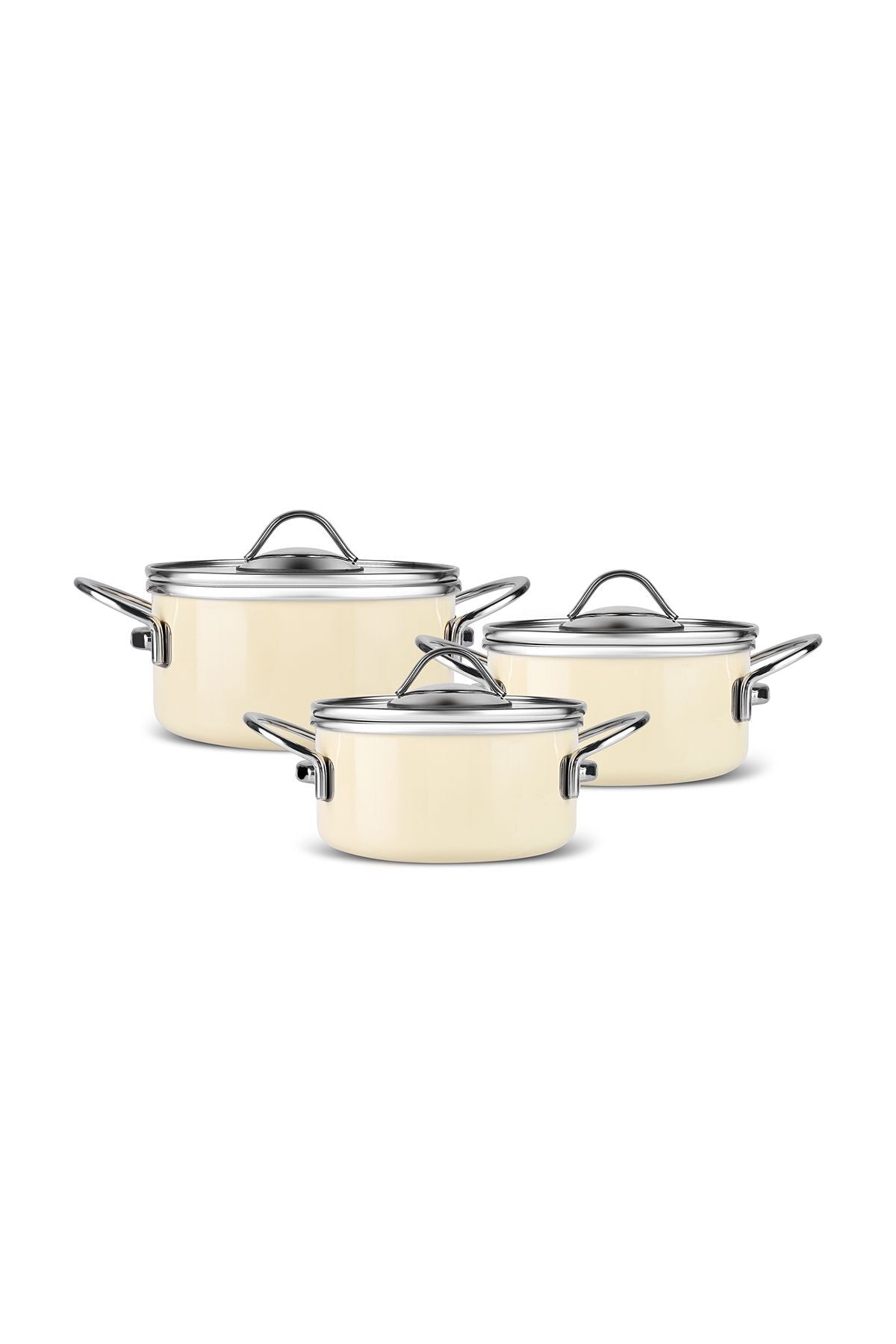 Karaca Erva Enamel Induction Compatible 6 Piece Midi Cookware Set