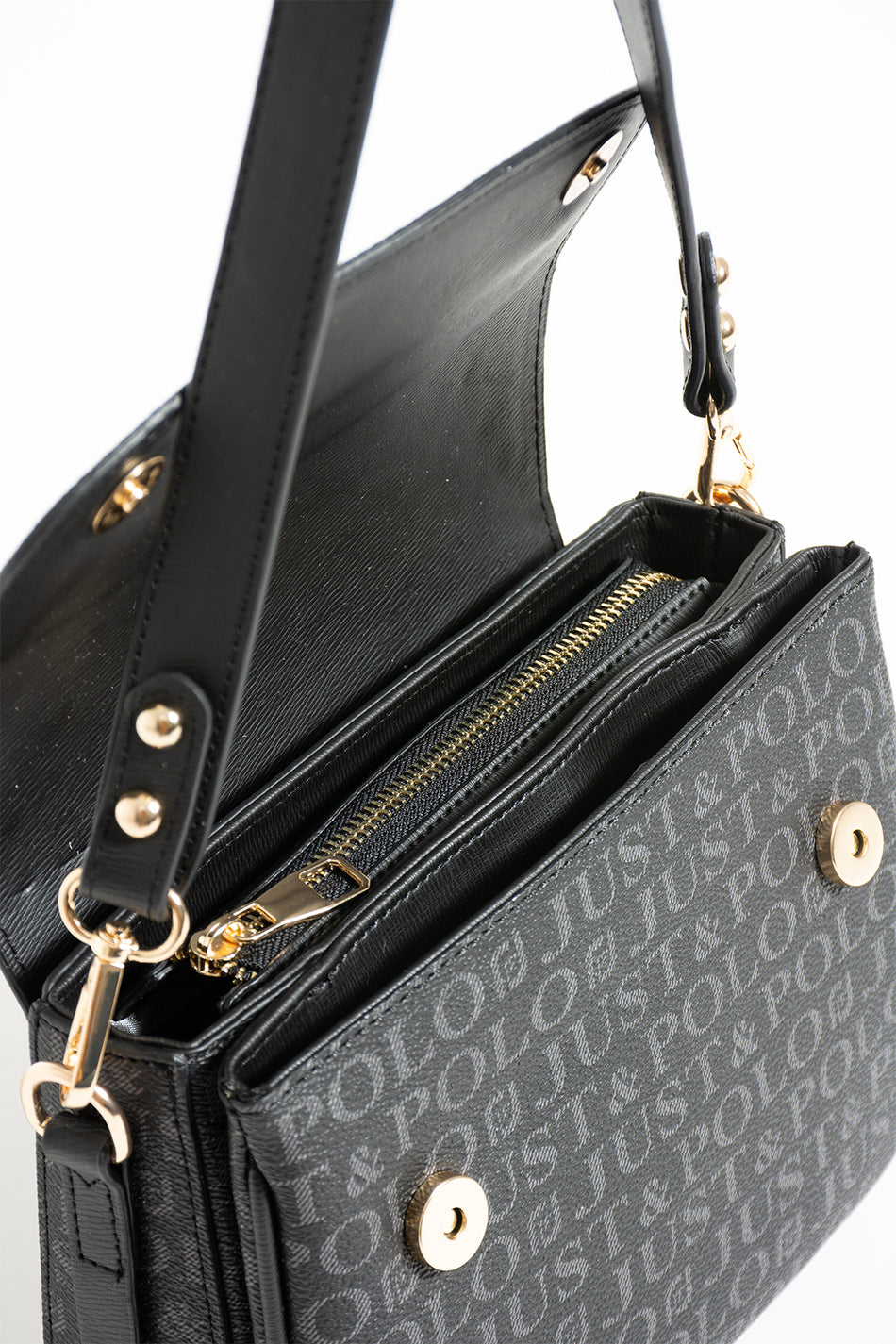 Just Polo Women's Shoulder Bag New Season Lacoste Fabric 2197