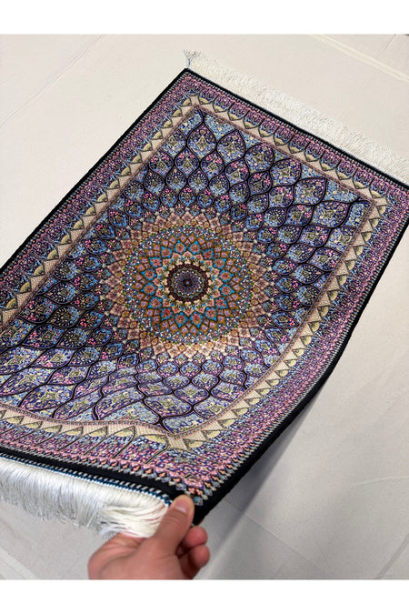 Afgan Rug Iranian Silk Fine Craftsmanship 1600 Reed Elegant Design - MALLTURK