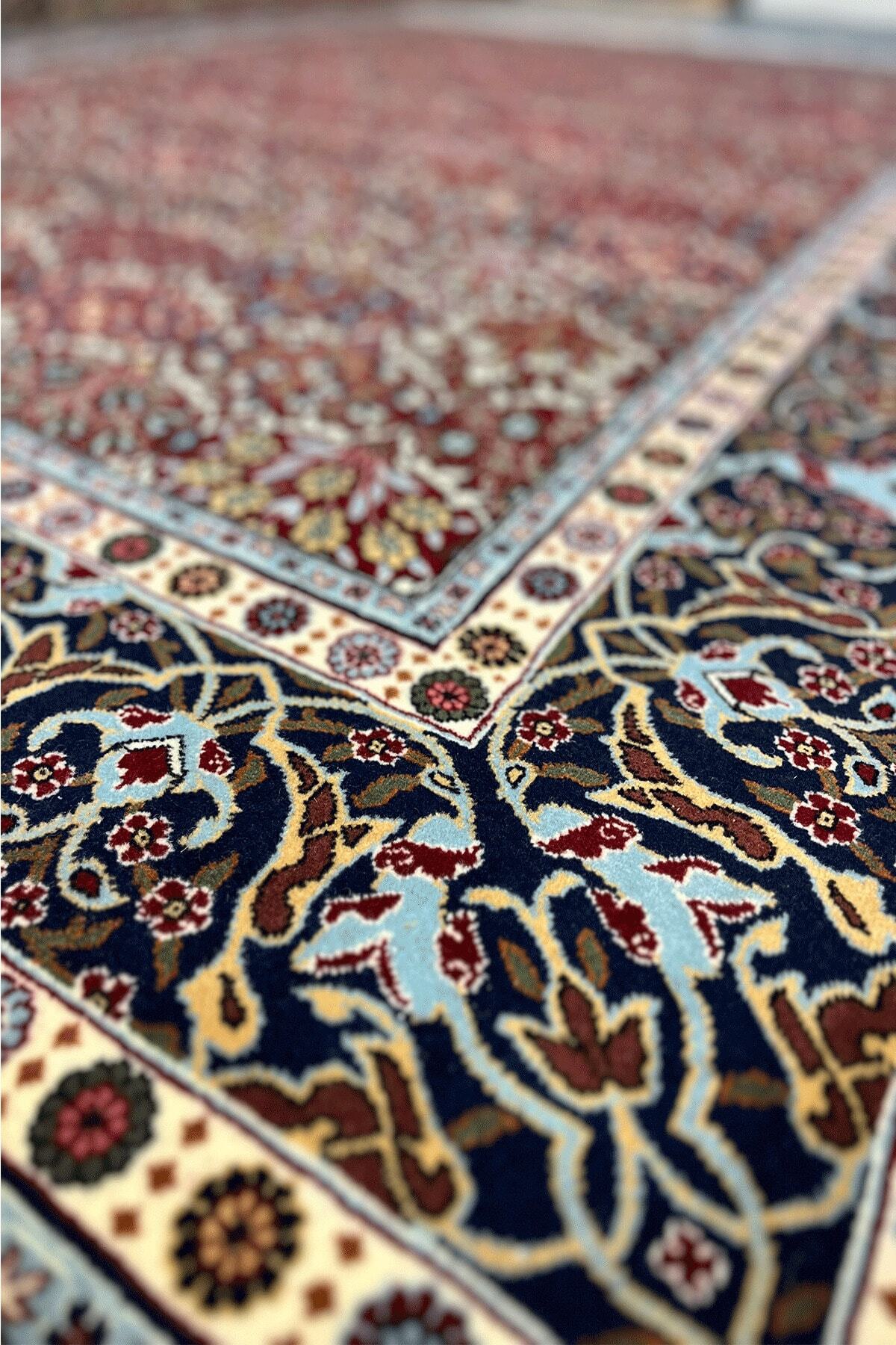 FT Halicilik Sumerbank Hereke Hereke Hand-Woven Rug Karpuzlu Design - MALLTURK