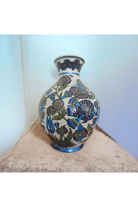Sema ceramic handmade 30 cm ceramic vase - MALLTURK