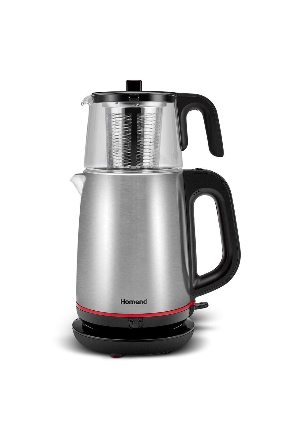 HOMEND Royaltea 1750H Stainless Steel Black Tea Maker with Glass Teapot - MALLTURK