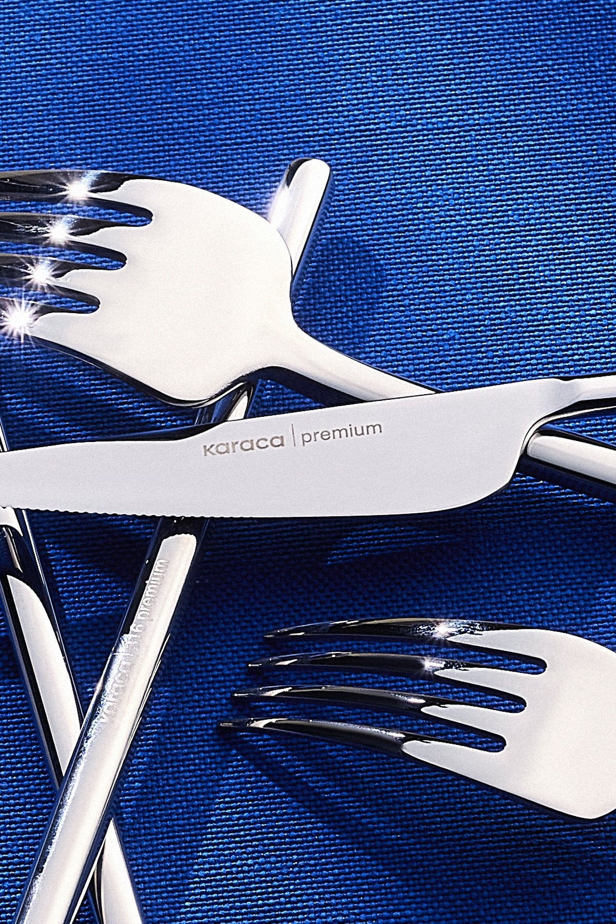 Karaca sirius 84 Piece 12 Place Setting 316 premium Flatware Boxed - MALLTURK
