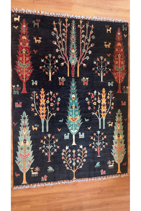 Anatolia Looms Afghan Sultani Hand-Woven Rug