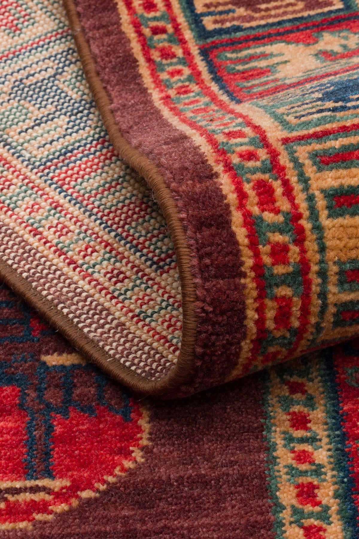 Cool Rug Mardin Brown Hand-Woven Ethnic Bordered Anatolian Motif Antique Timeless Vintage Living Room Living Room Rug - MALLTURK