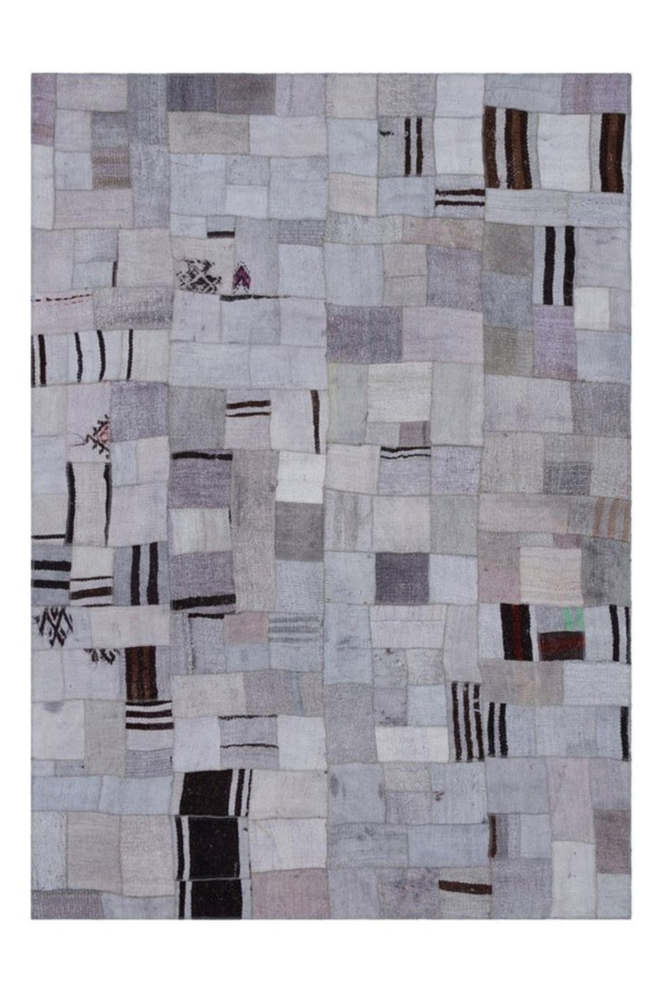 Apex Rug Kilim Patchwork Natural Hand-Woven 33001 170 x 240 cm - MALLTURK