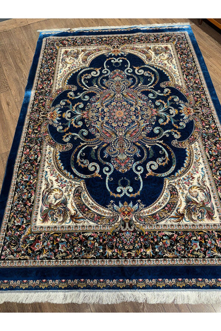 Rustikev Iranian Silk Rug - MALLTURK