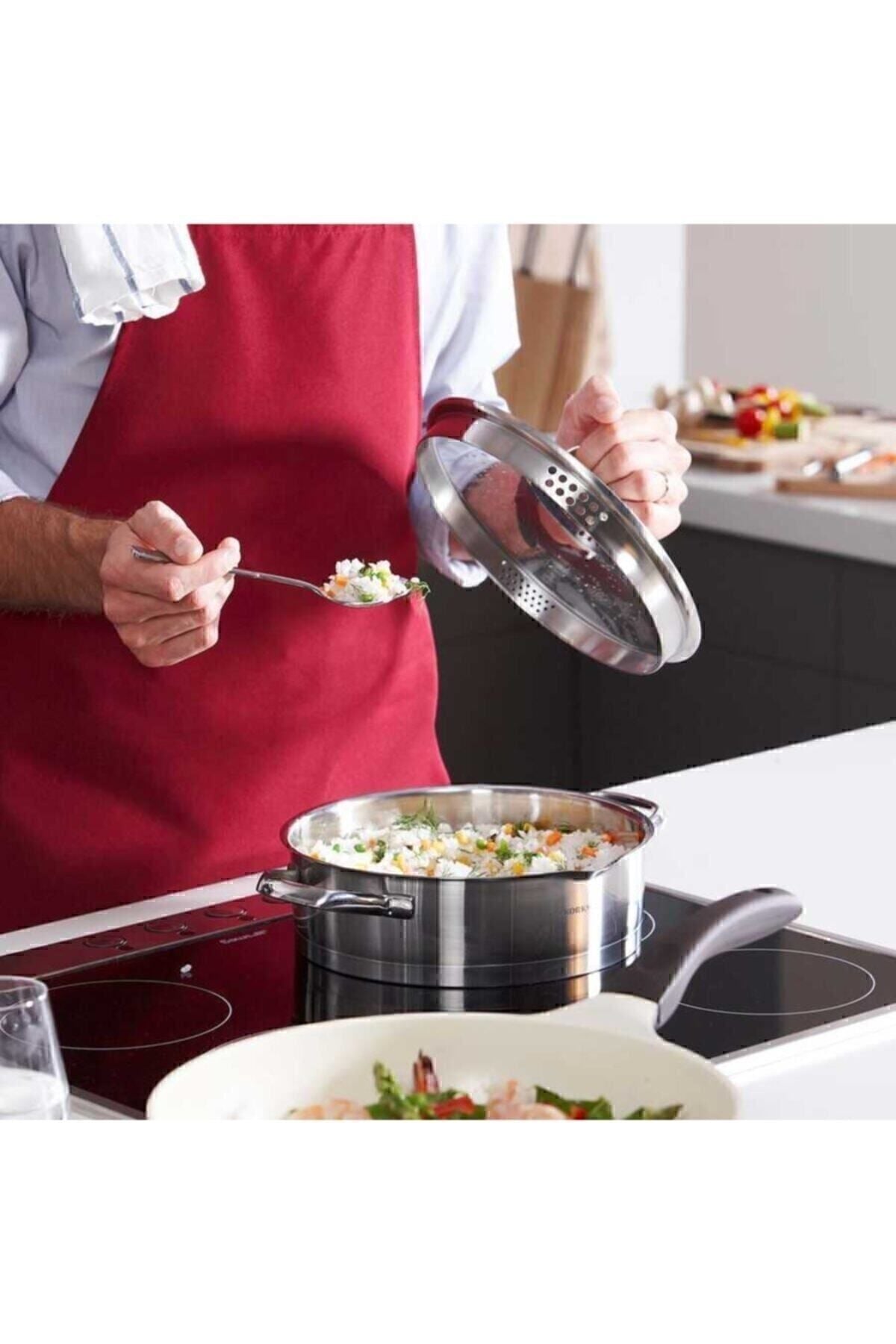 KORKMAZ Steama 8 Piece Cookware Set