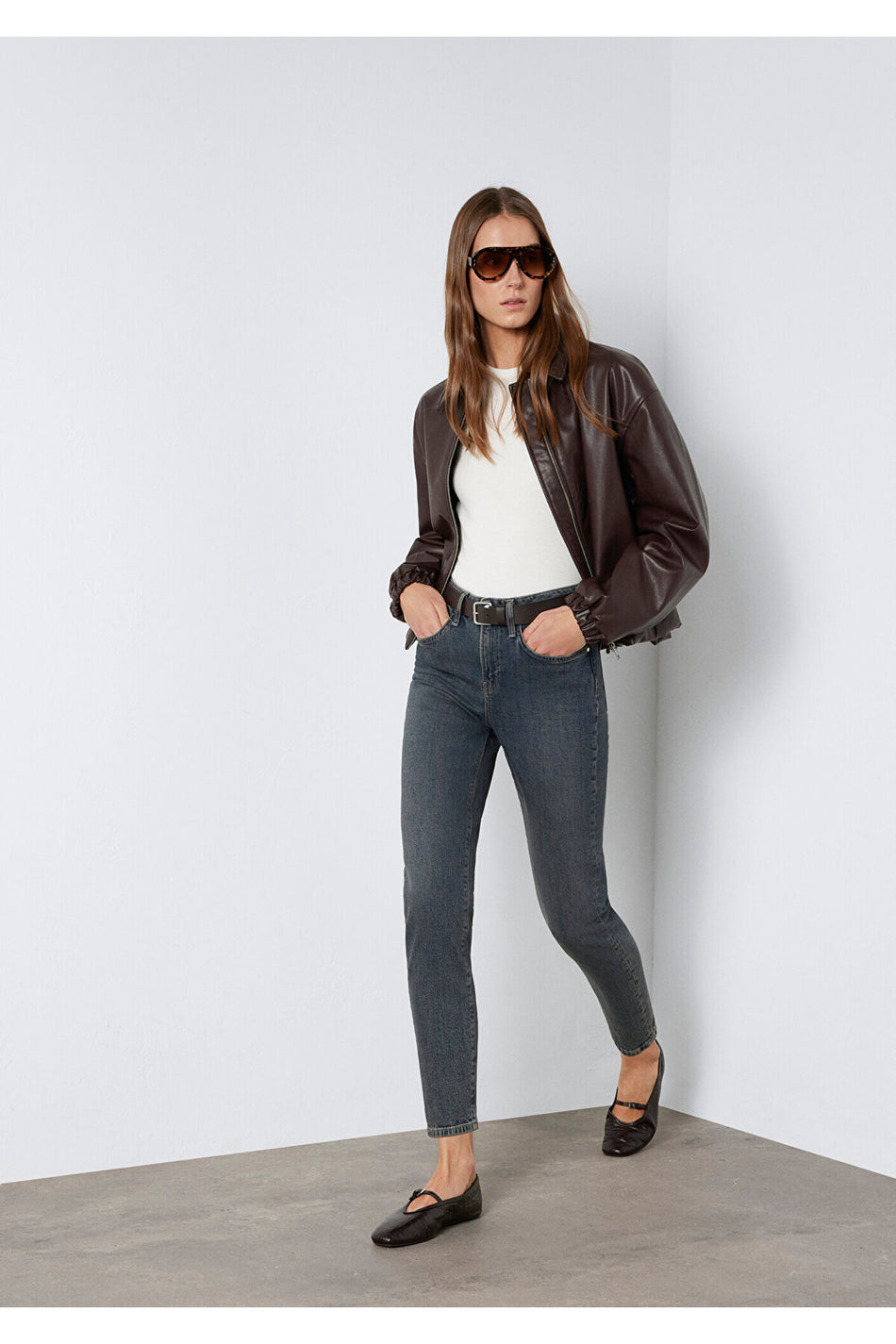 Cindy Premium Mavi Dark Jeans 100277-89936