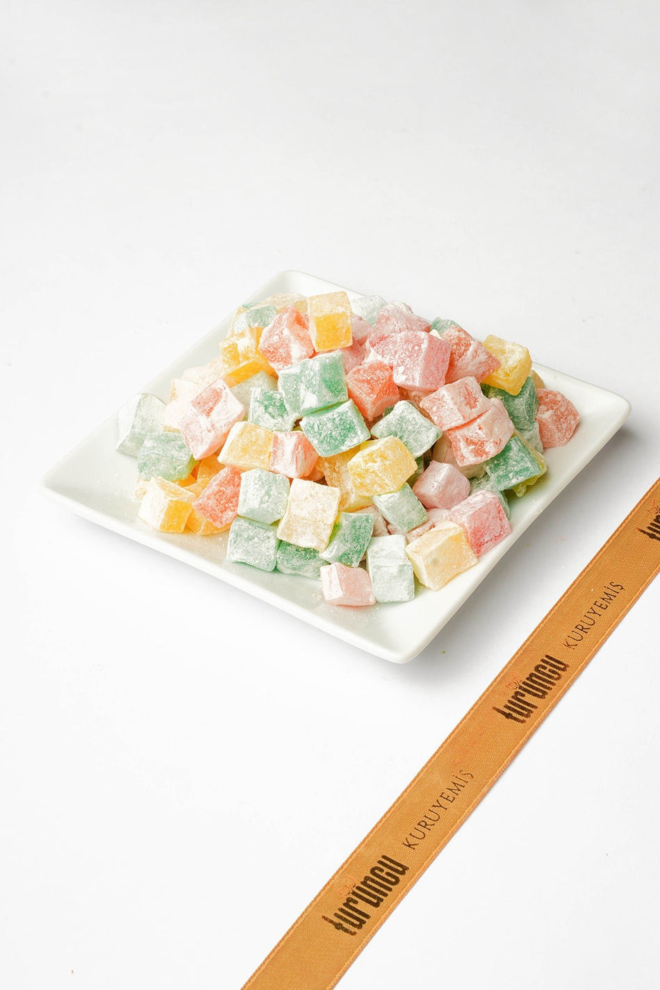 Turuncu Kuruyemis Fruit Flavored Mini Turkish Delight 250 g - MALLTURK