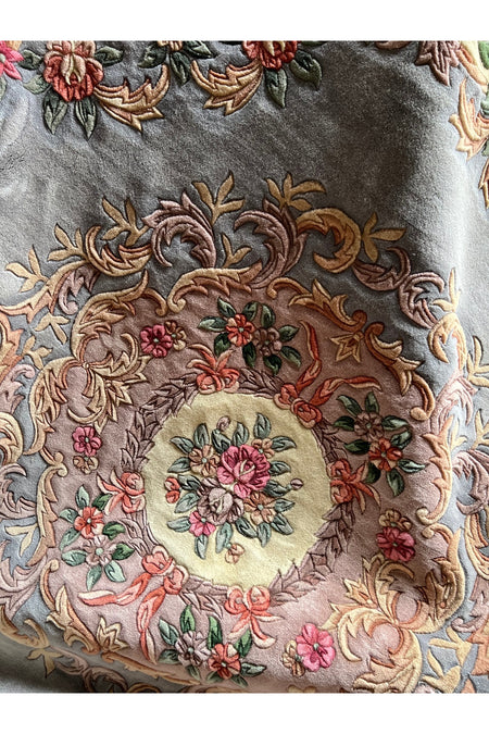 RD RAMAZAN DAG Hand Rug Art Hand-Woven Embossed Yuvarlak Chinese Rug Rug Premium Quality Size 260x260 - MALLTURK
