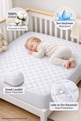 Formeya Waterproof Cotton Quilted Fitted Baby & Kids Mattress Protector - MALLTURK