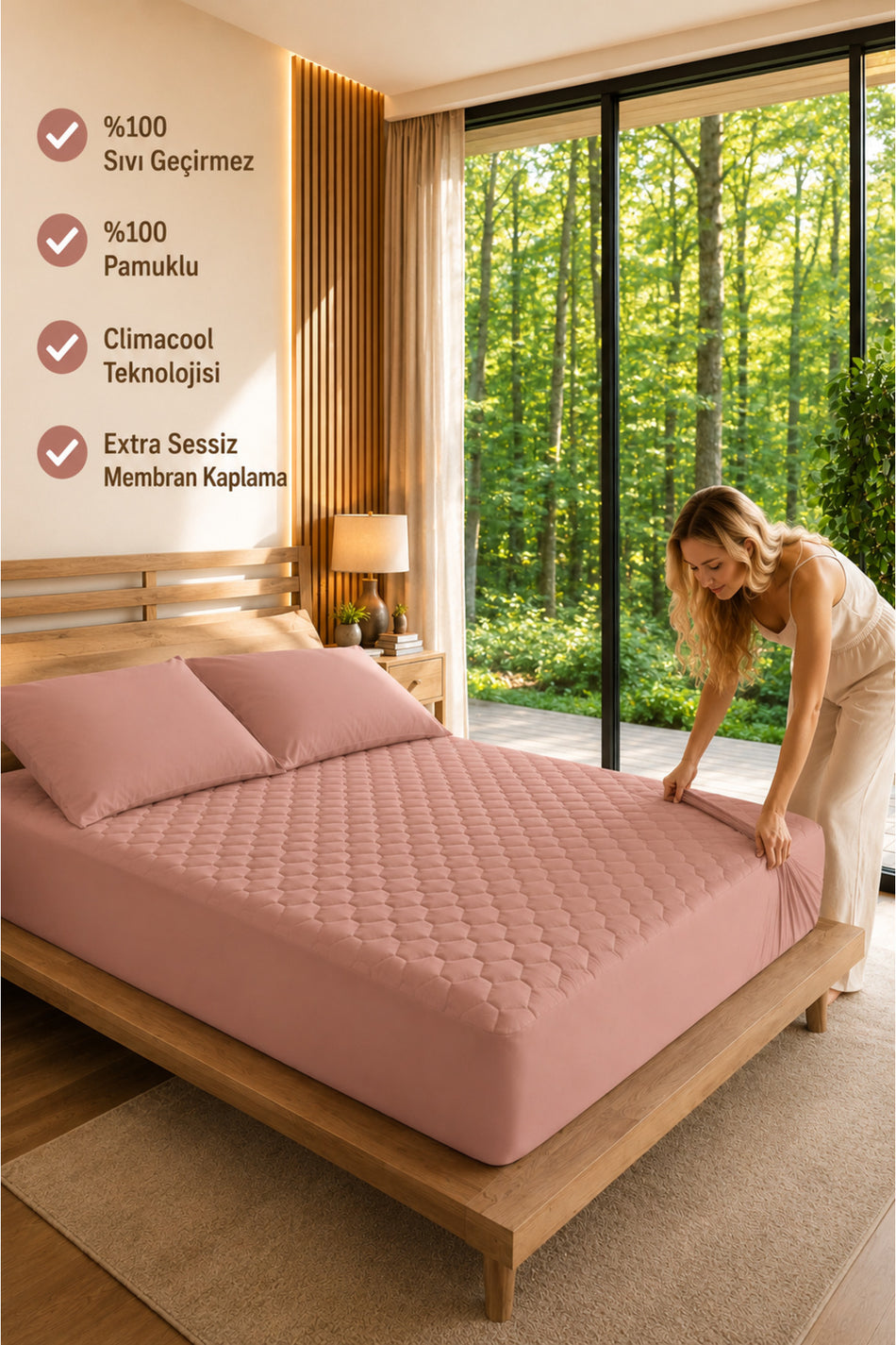 ELY PARKER Waterproof Cotton Quilted Fitted Baby & Kids Mattress Protector - MALLTURK