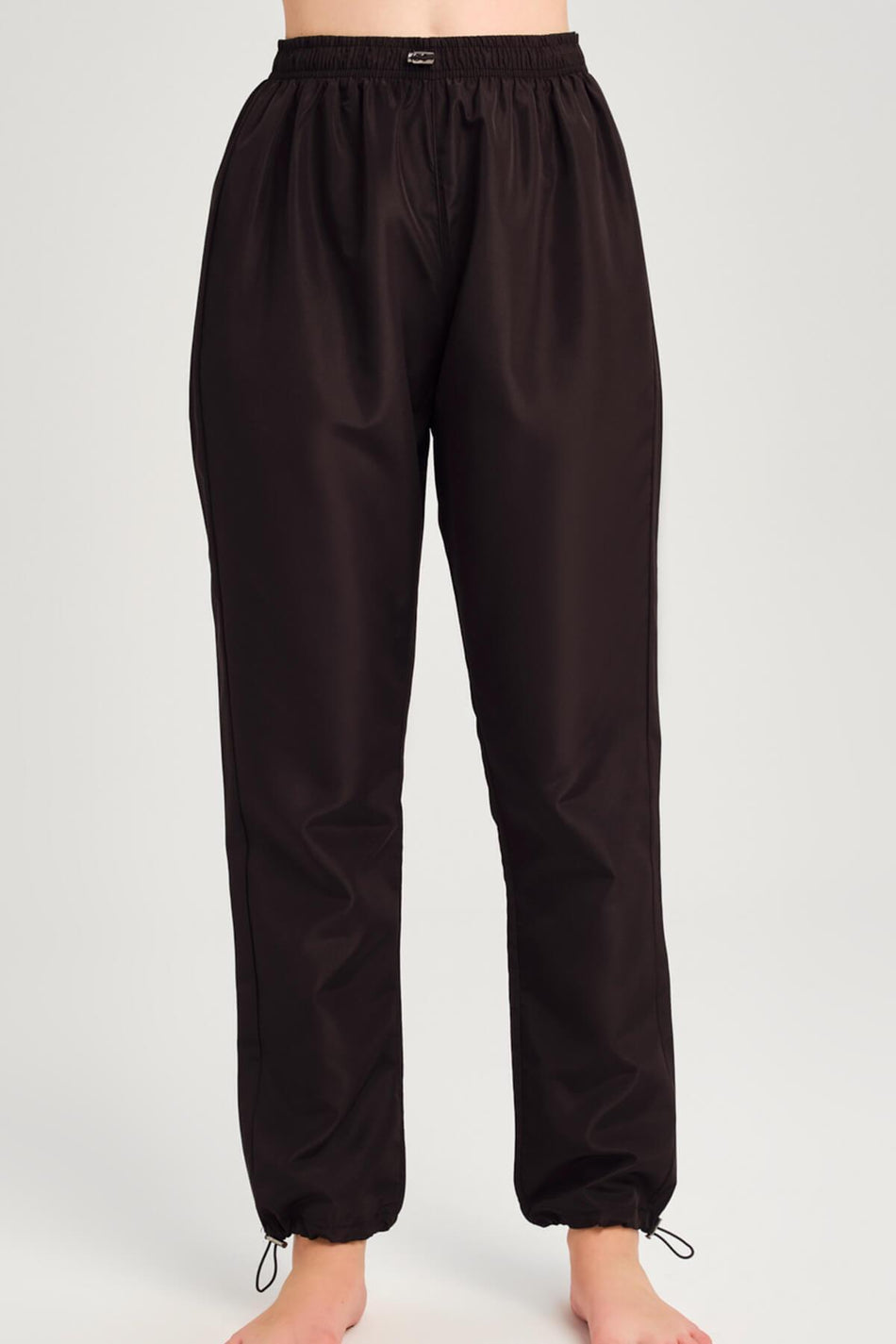 Hasema Woven Black Pants - MALLTURK