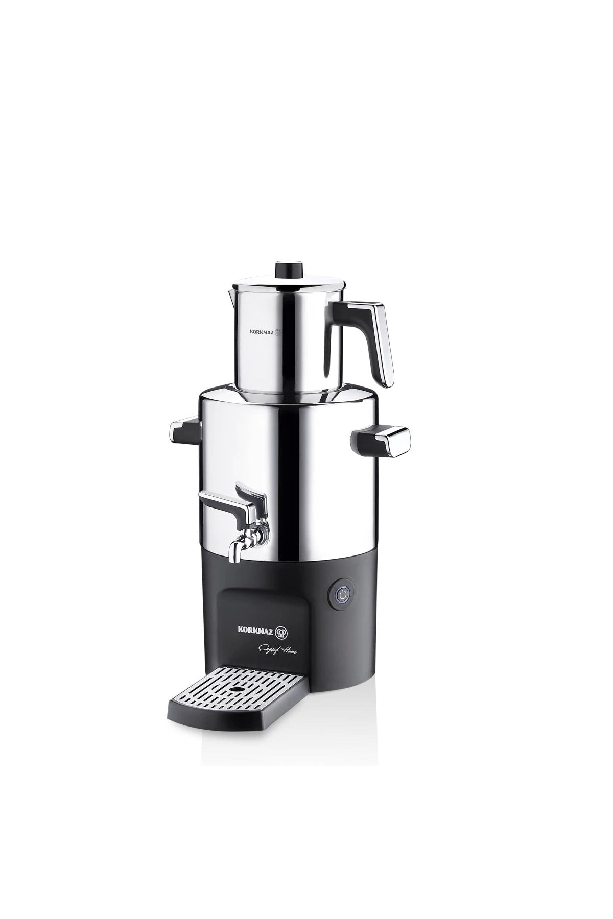 KORKMAZ Tea Chef Home Samovar inox Glossy - MALLTURK