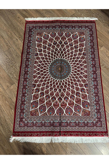 Rustikev Iranian Silk Rug - MALLTURK