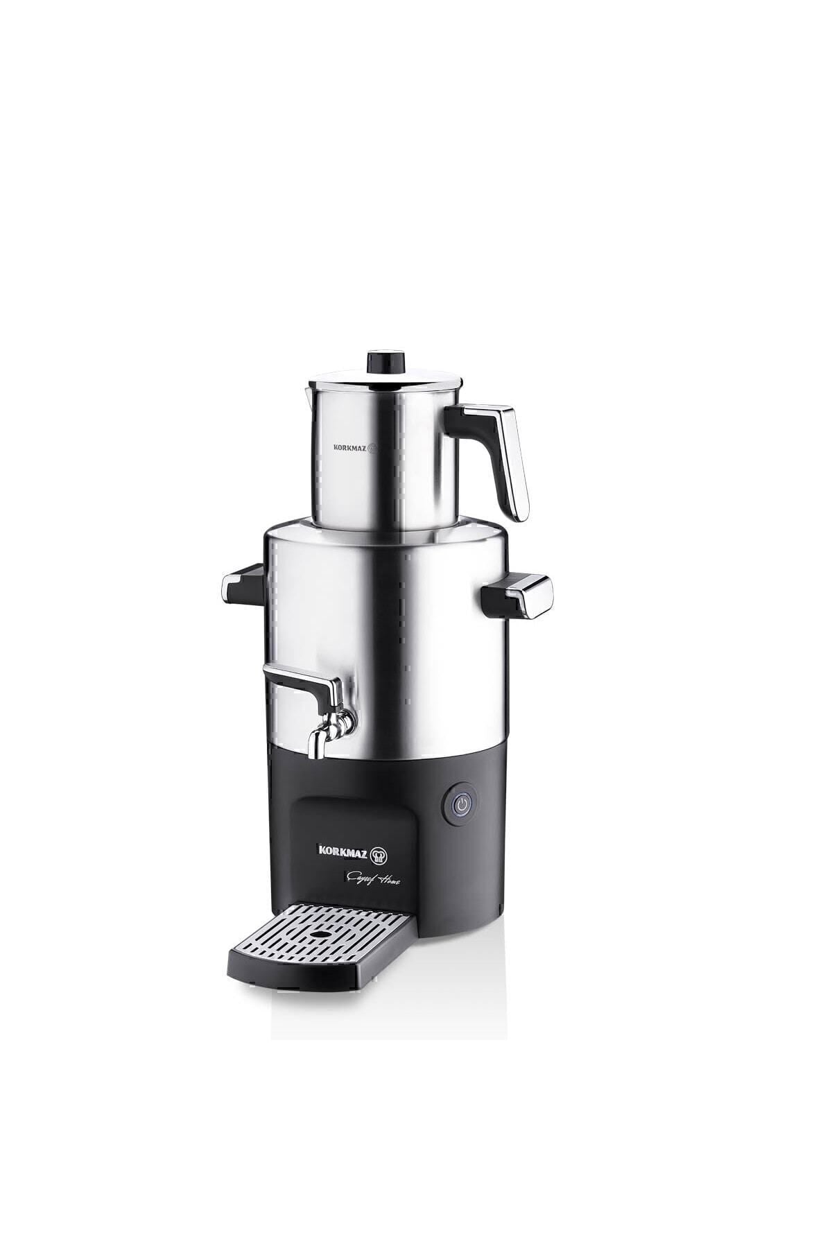 KORKMAZ Tea Chef Home Samovar inox Satin - MALLTURK