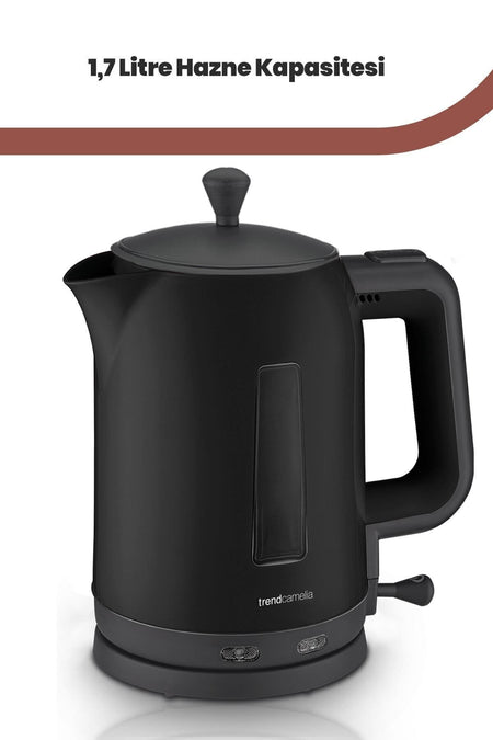 GoldMaster Trendcamelia 2200 Watt Glass Teapot BPA-Free Tea Maker and Water Heater - MALLTURK