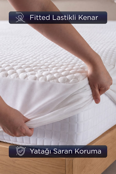 Dream Time Collagen Luxury Waterproof Mattress Protector - MALLTURK