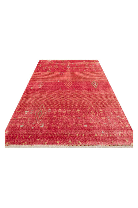 Eko Hali Zara ZR 15 Red Autumn is a special loom rug shaped by the intensive handiwork of women from Usak. - MALLTURK