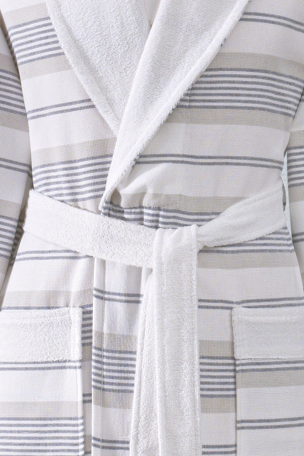 Ozdilek Carol Shawl Collar Peshtemal Bathrobe - MALLTURK