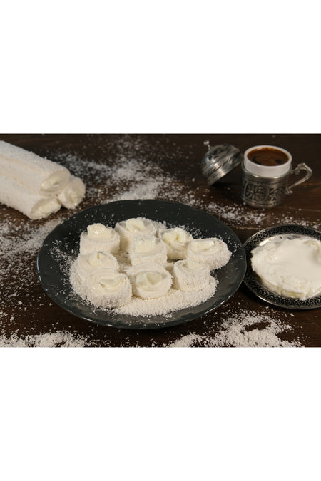 ALTINYAYLA Turkish Delight Sultan Style manda Cream Flavored Turkish Delight 1kg - MALLTURK