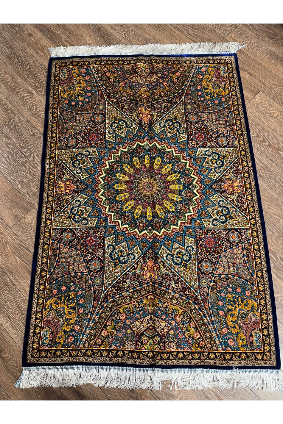 Rustikev Iranian Silk Rug