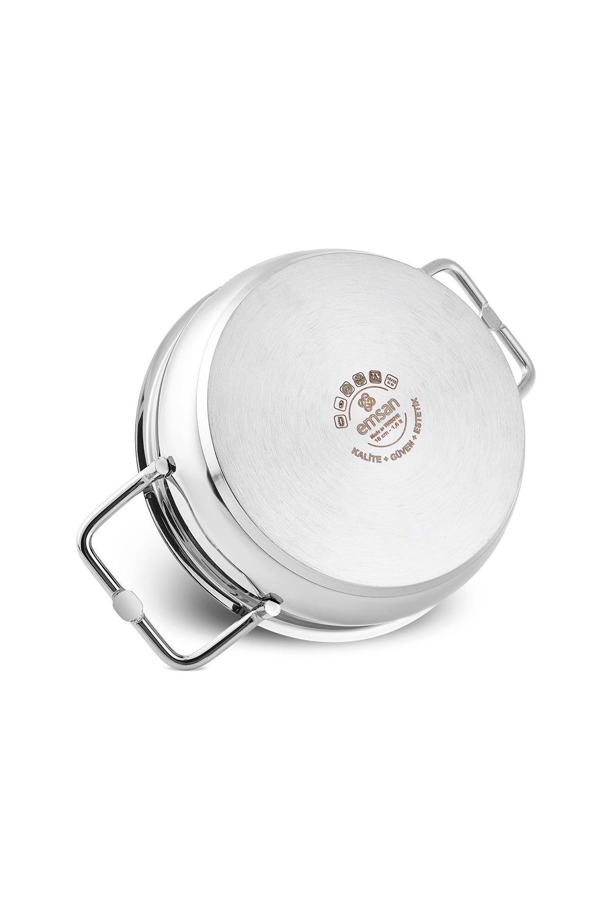 Emsan Emirgan Induction Uyumlu 6 Piece Pot Ve Saute Pan Set - MALLTURK