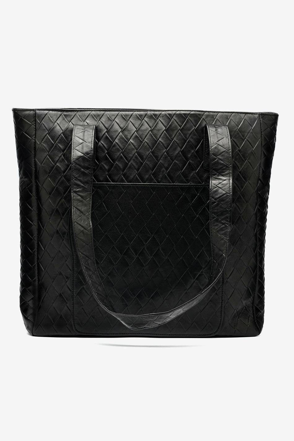 Fubileather Genuine Leather TOTE Shoulder and Arm Bag Black