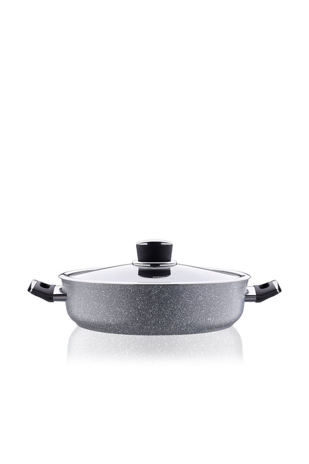 KORKMAZ Palma Shallow Pot