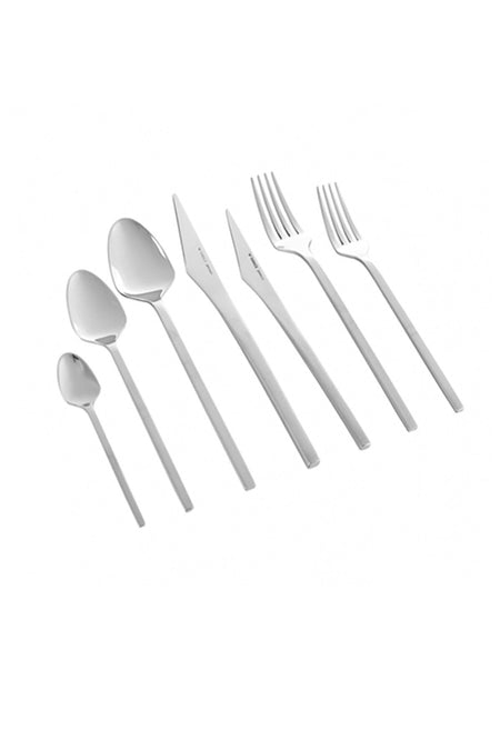 Karaca way 316 Steel 84 Piece 12 Place Setting premium Flatware Set Boxed - MALLTURK