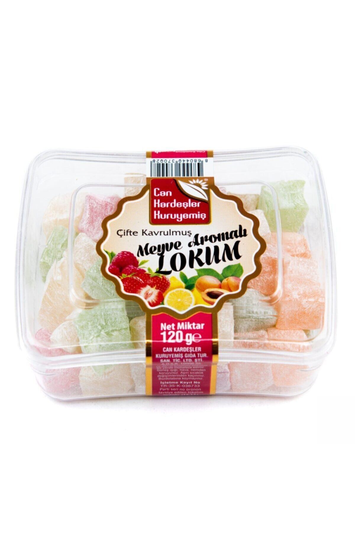 Can Kardesler Kuruyemis Double Roasted Fruit Flavored Turkish Delight 120 g Pack - MALLTURK
