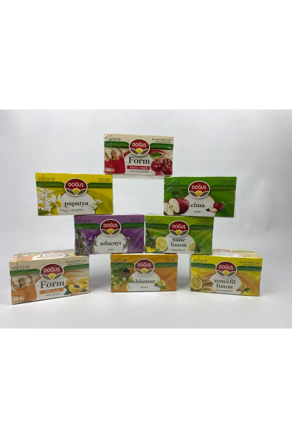 Doğuş Çay Bitki Çayı Seti, Çay Poşetleri, Ekonomik Set (Hediyelik Paketli)