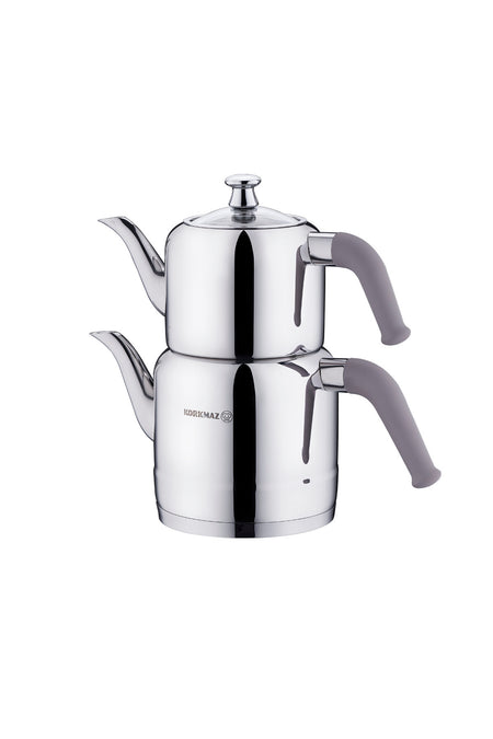 KORKMAZ Riva Beige Teapot Set 1.9 lt A189-02 - MALLTURK