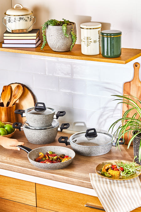 Emsan Bright 7 Piece Cookware Set