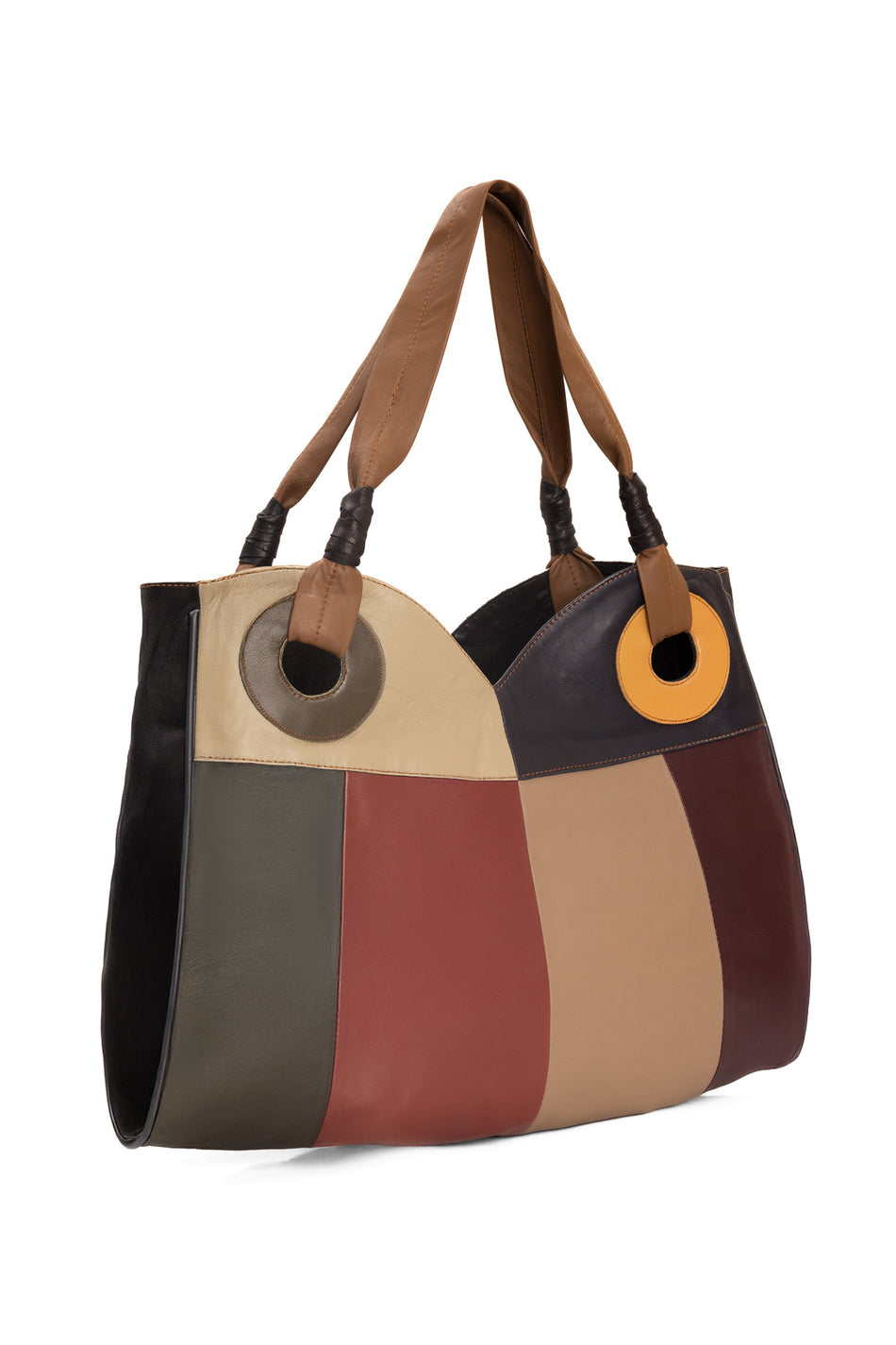 Fubileather Genuine Leather Dark Ala Women's Shoulder Bag