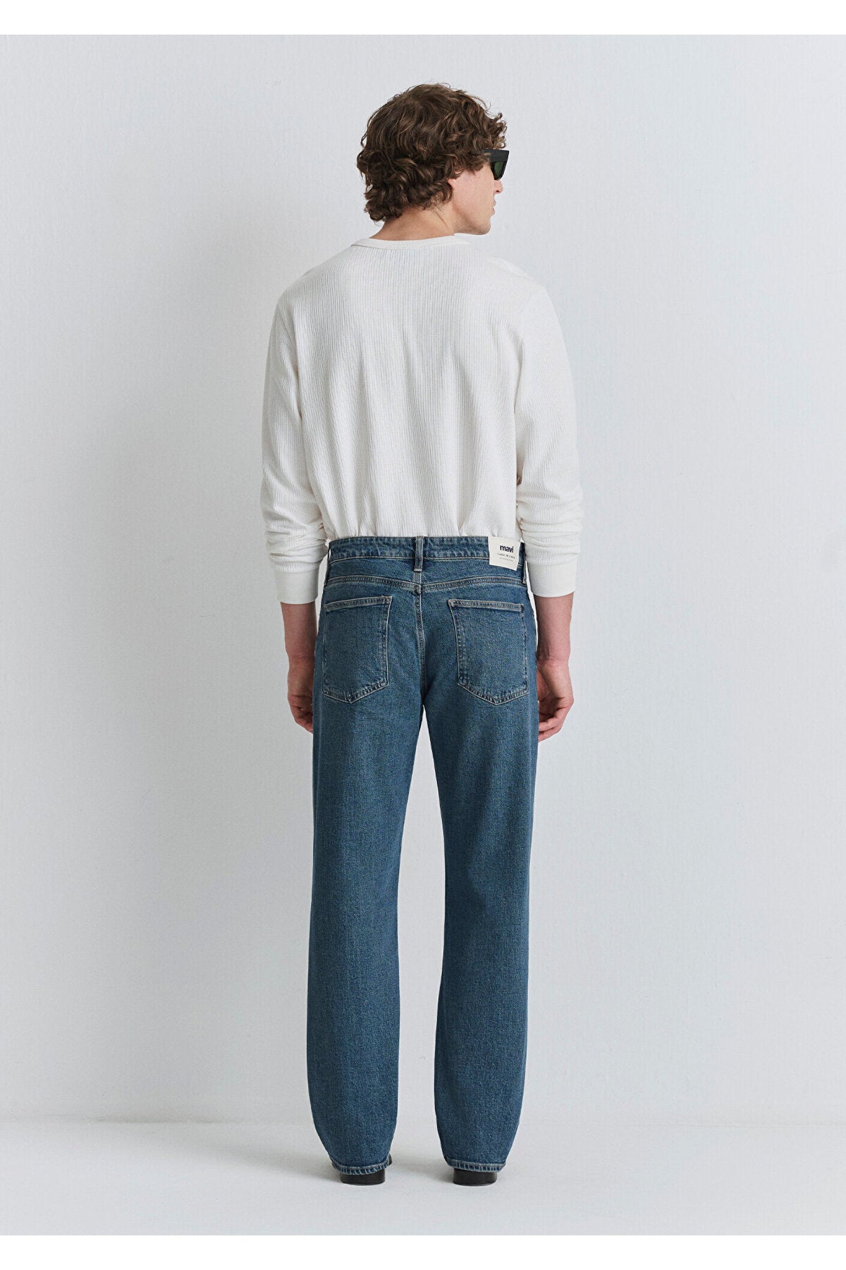 Marlon Classic Denim Foggy Jeans in Mavi 0019166-87850 - MALLTURK