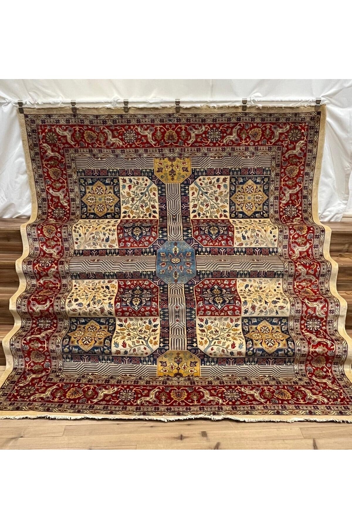 SIRVAN Rug Hand-Woven AFGAN Rug - 304 x 249 - MALLTURK