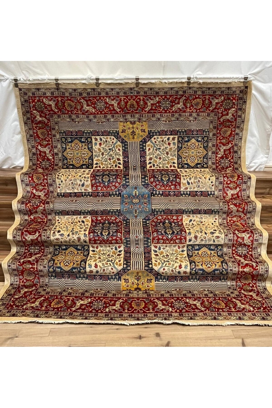 SIRVAN Rug Hand-Woven AFGAN Rug - 304 x 249 - MALLTURK