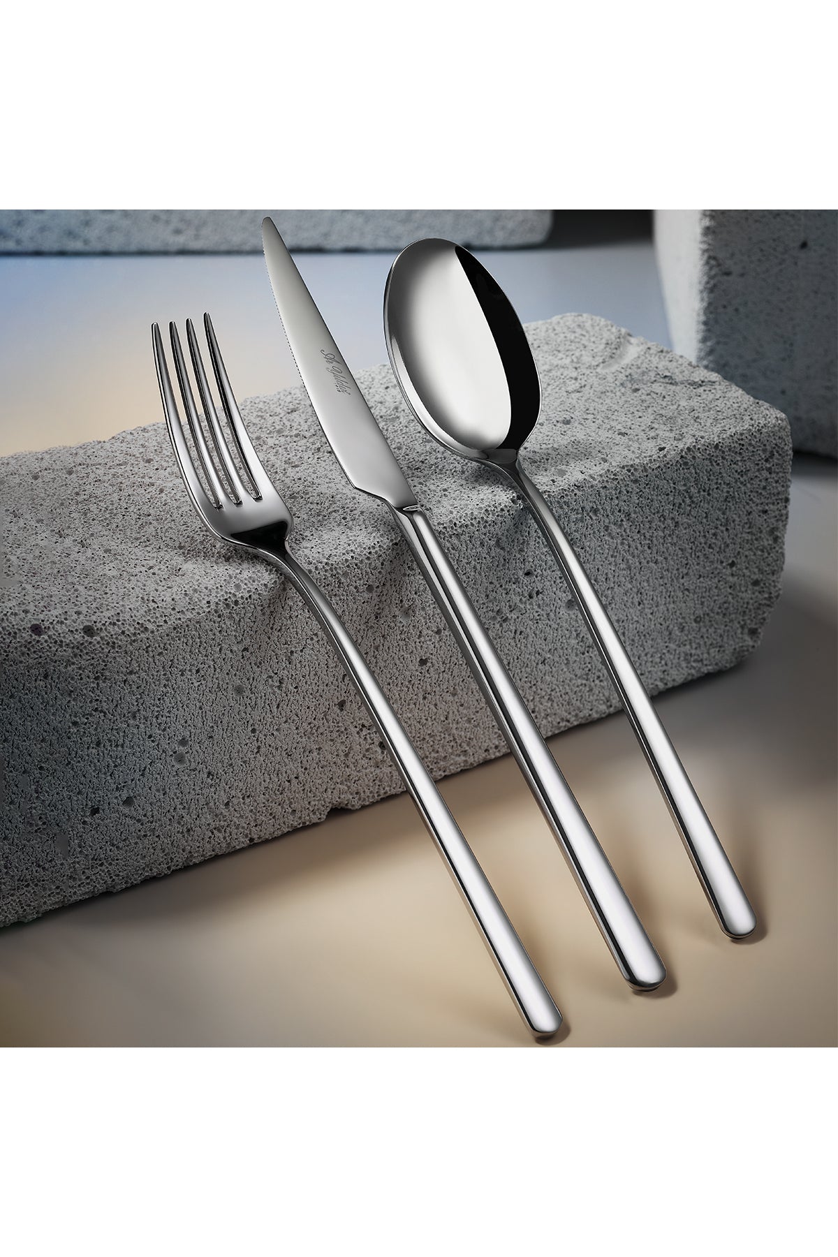 Aryildiz mariza 84 Piece 12 Place Setting Flatware Set - MALLTURK