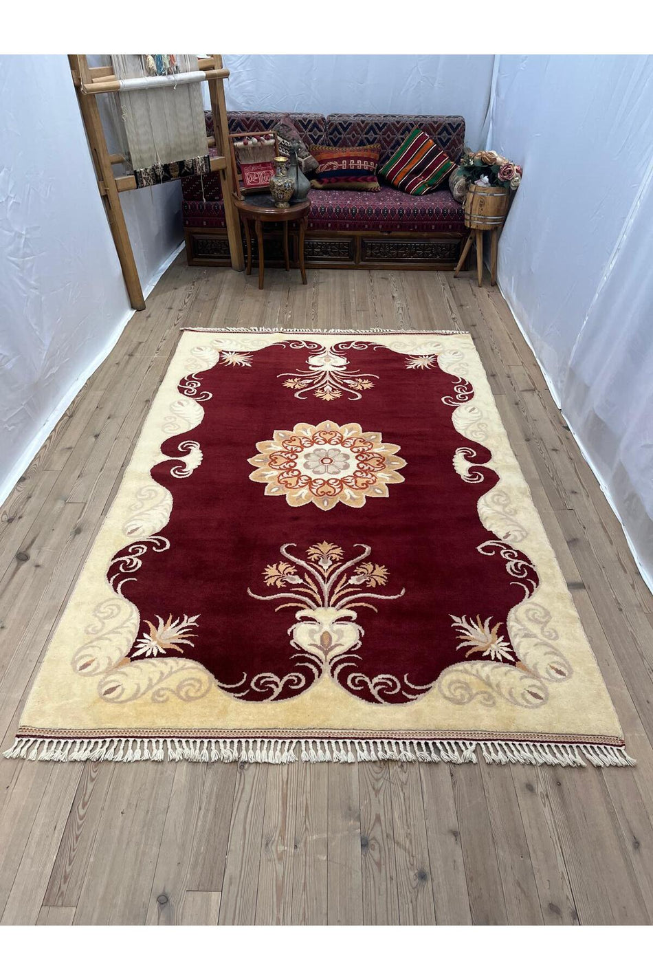 Sirvan Handwoven Antique Yoruk Rug - 160x244 - MALLTURK