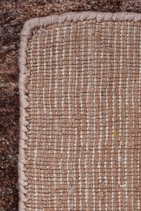 Naar Hali Nepal 3652 Brown Modern Handwoven Runner Rug 80x300 - MALLTURK