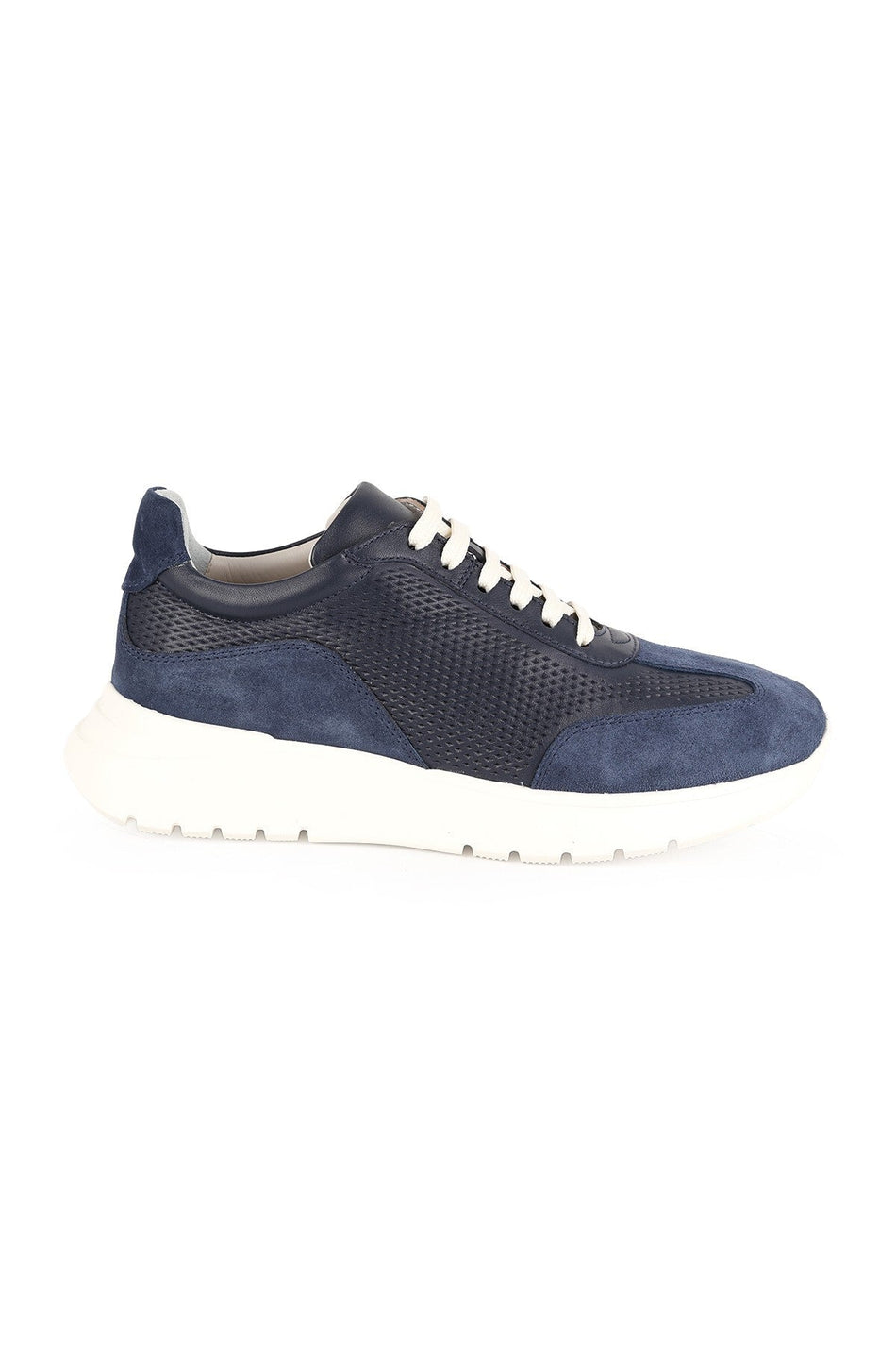 LZ5521 Lässiger Damen-Sneaker aus echtem Leder mit Velourslederbesatz, Lochdetails und leichter Sohle