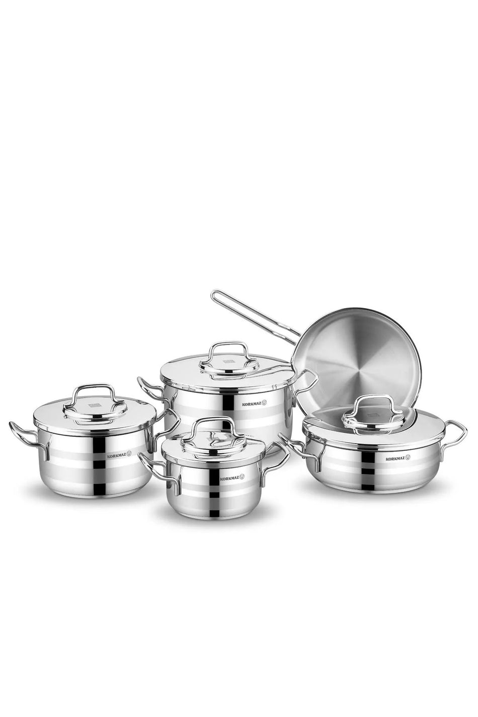 KORKMAZ Astra2 9 Piece Cookware Set